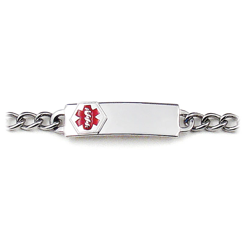 Children's Stainless Steel Medilog™ Plaque and Bracelet - Image 3