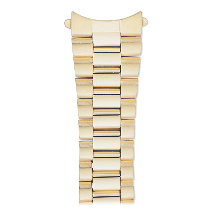 Men's Wrapped Link Dual Tone Curved/Straight End 20mm - Image 3