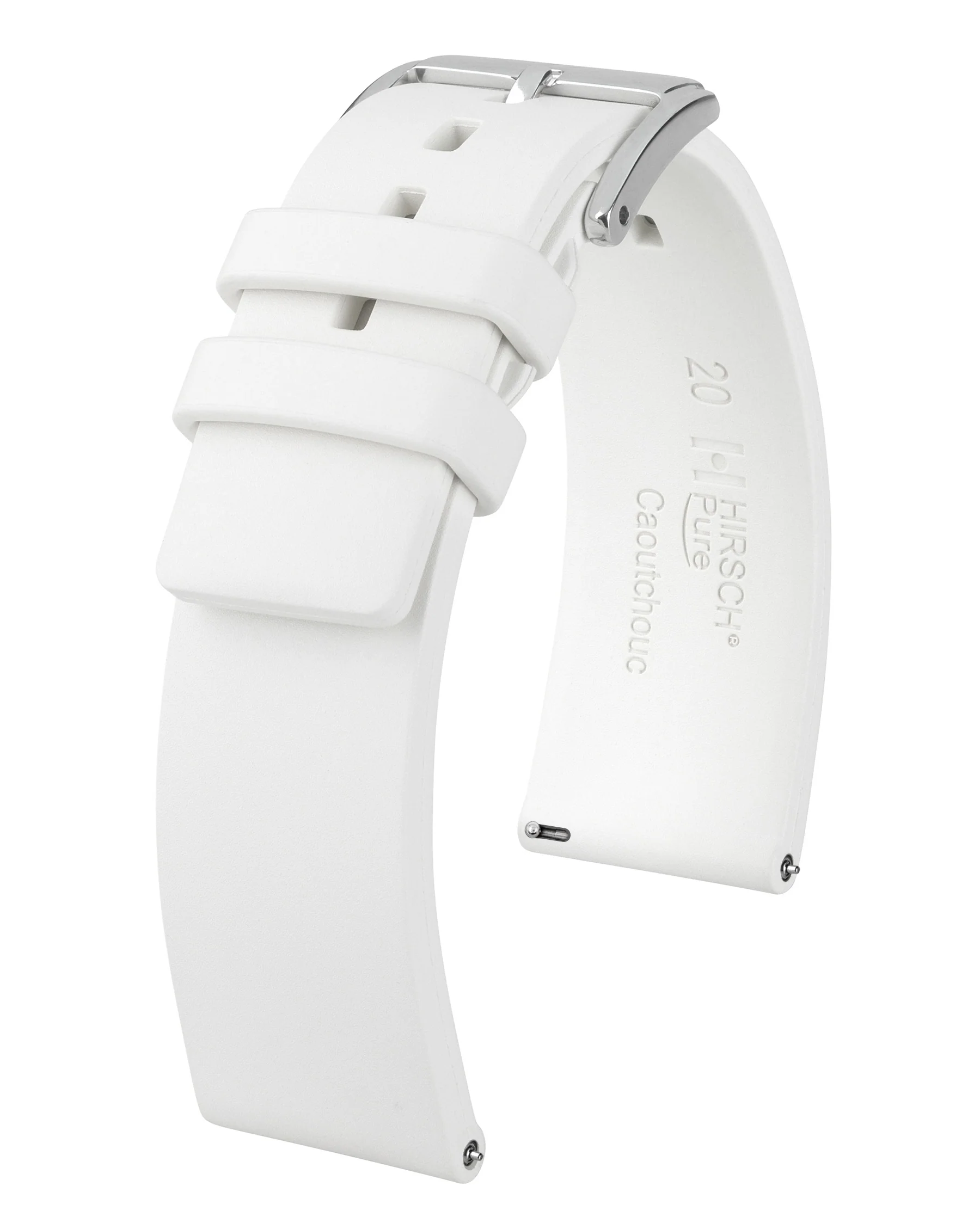 Ladies HIRSCH PURE Premium Caoutchouc Watchband 4041 88 - Image 4