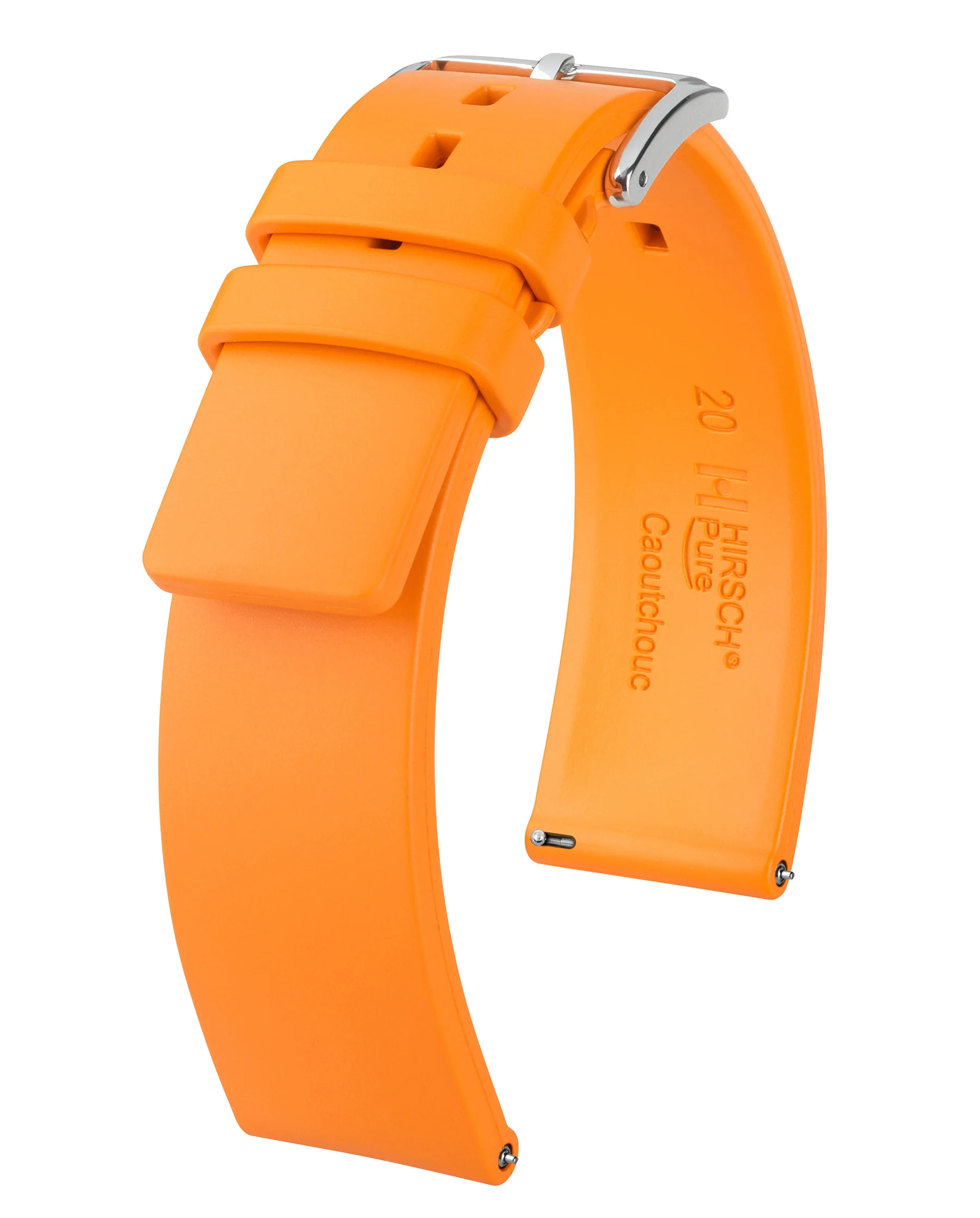 Mens HIRSCH PURE Premium Caoutchouc Watchband 4053 88 - Image 3