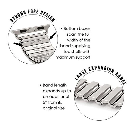Twist-O-Flex™ Band Compatible For Use With The Apple Watch®  42mm (series 1-10 before 9/2024), 44/45mm (series 1-10) - Image 8