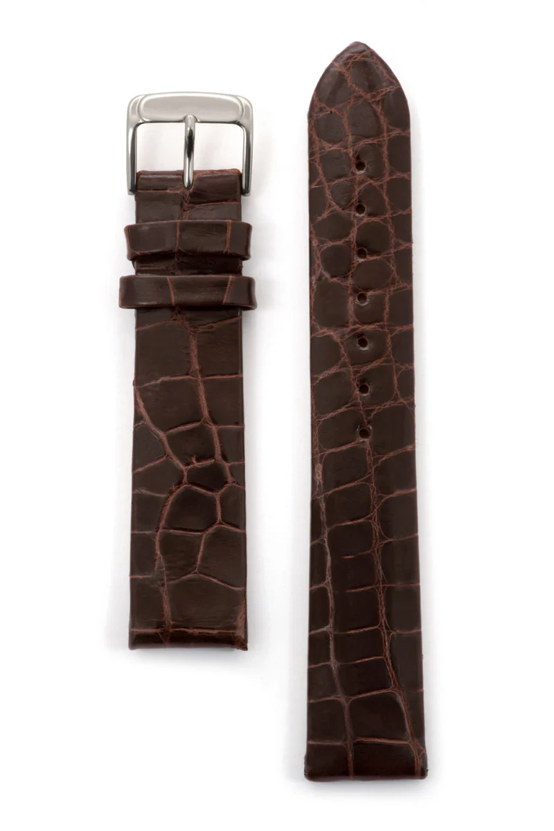Men's Genuine Watchband with Alligator Grain - Image 2