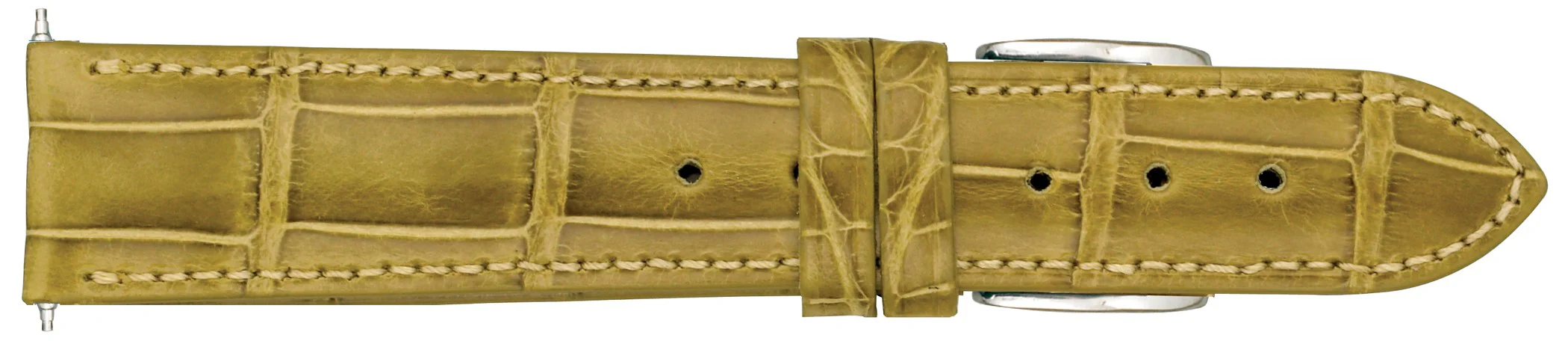 Genuine Alligator Watch Strap with EZ Release Pins  814 - Image 8