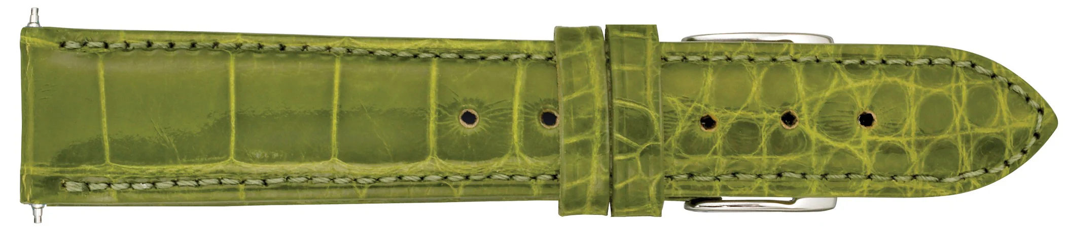 Genuine Alligator Watch Strap with EZ Release Pins  814 - Image 13