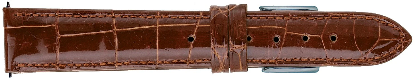Genuine Alligator Watch Strap with EZ Release Pins  814 - Image 3