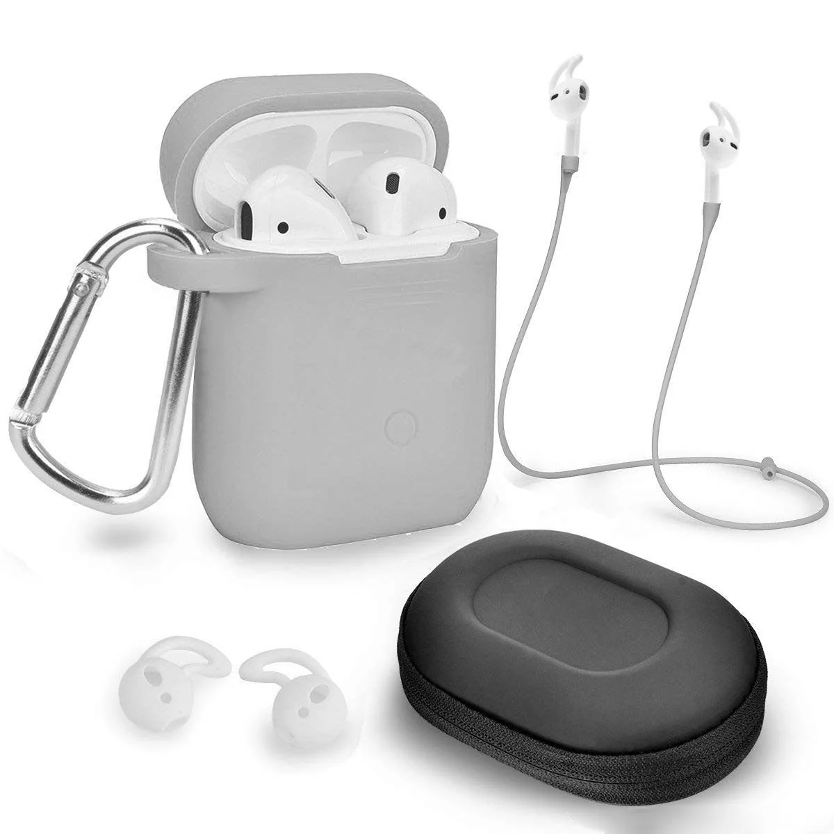 Silicone Case Protector and Accessories Kit Compatible For Use With Apple AirPods® - Image 6