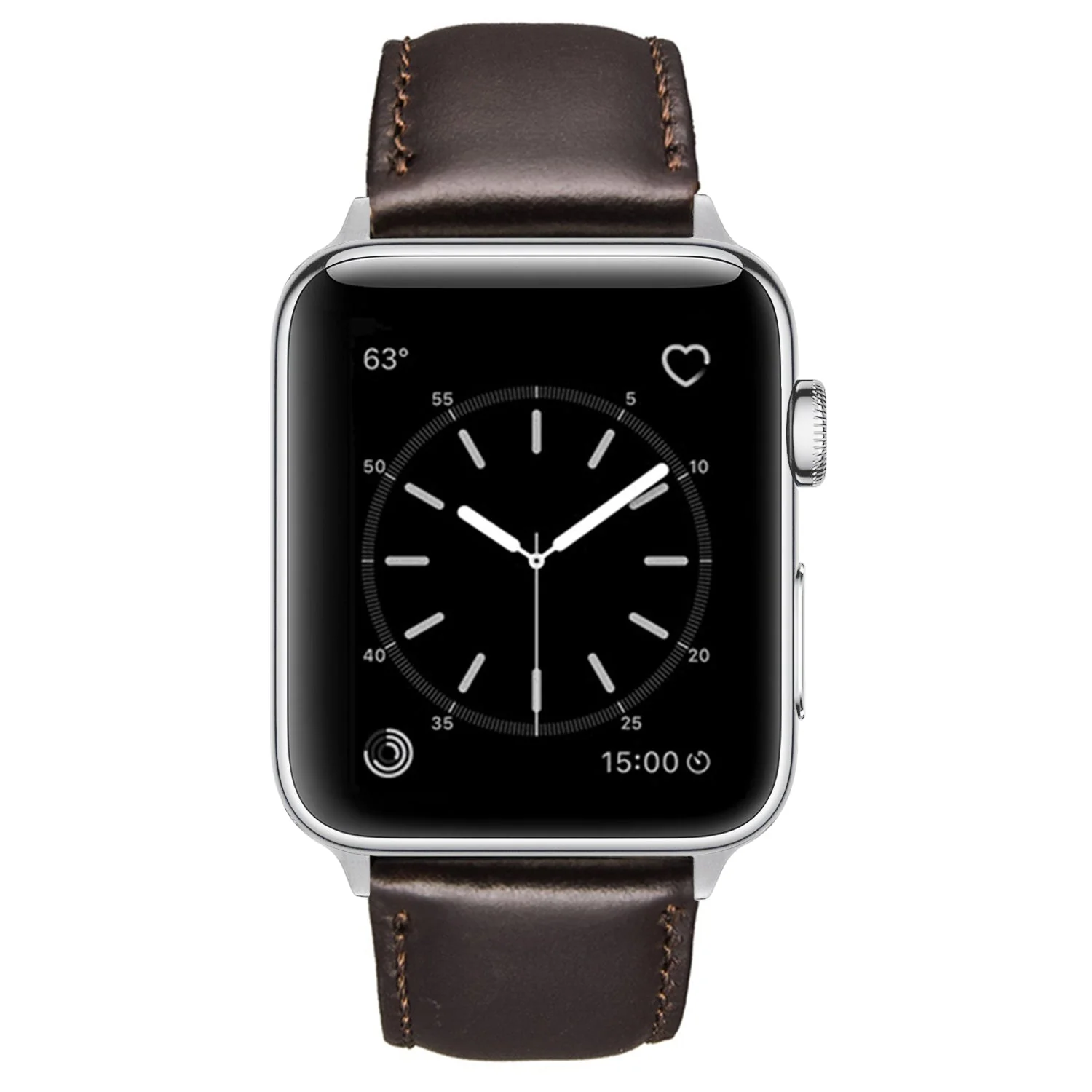 Genuine Luxury Leather Band Compatible For Use With The Apple Watch® - Image 2