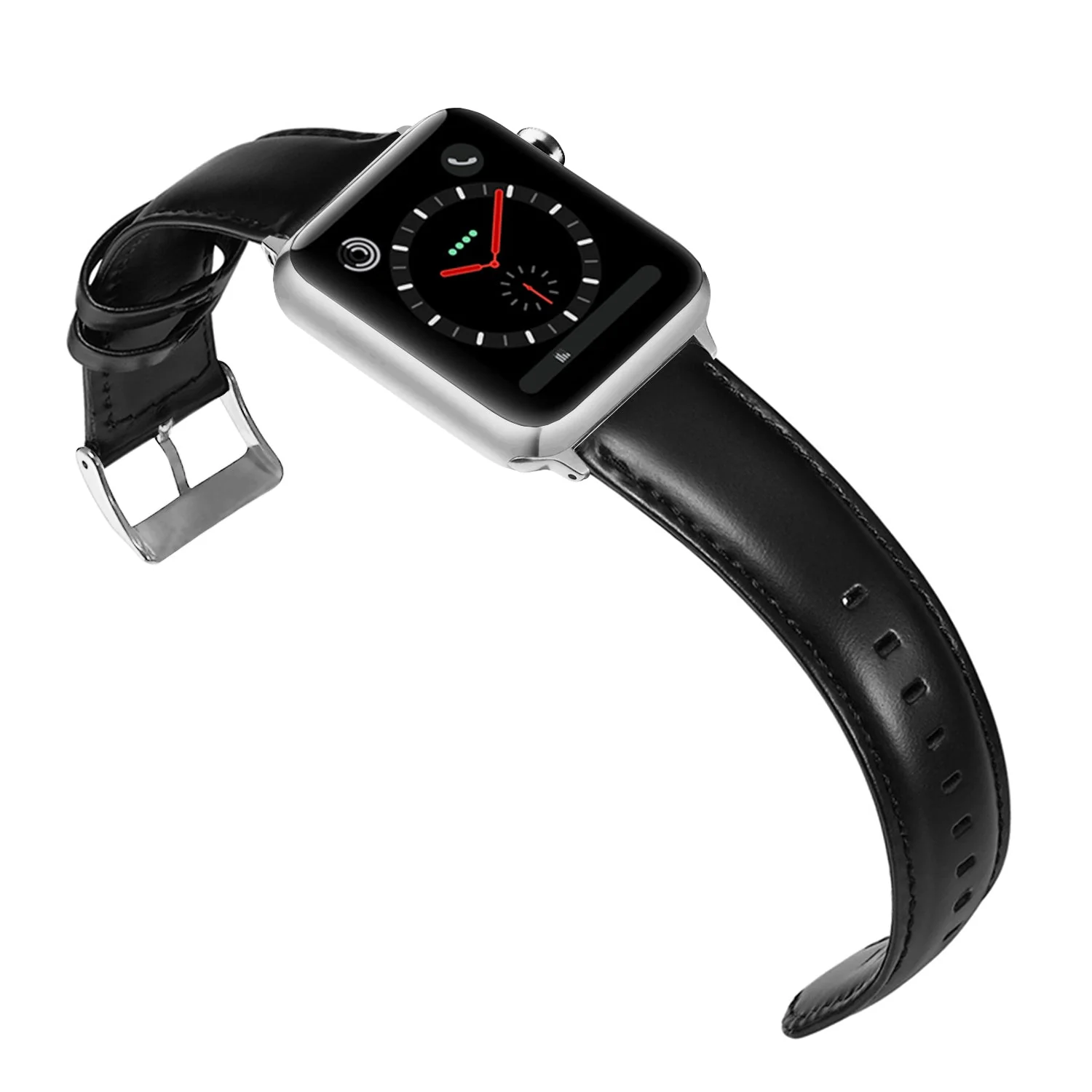 Genuine Luxury Leather Band Compatible For Use With The Apple Watch® - Image 5