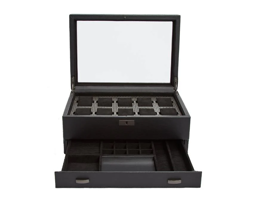 Axis 10 Piece Watch Box with Additional Storage Drawer - Image 4