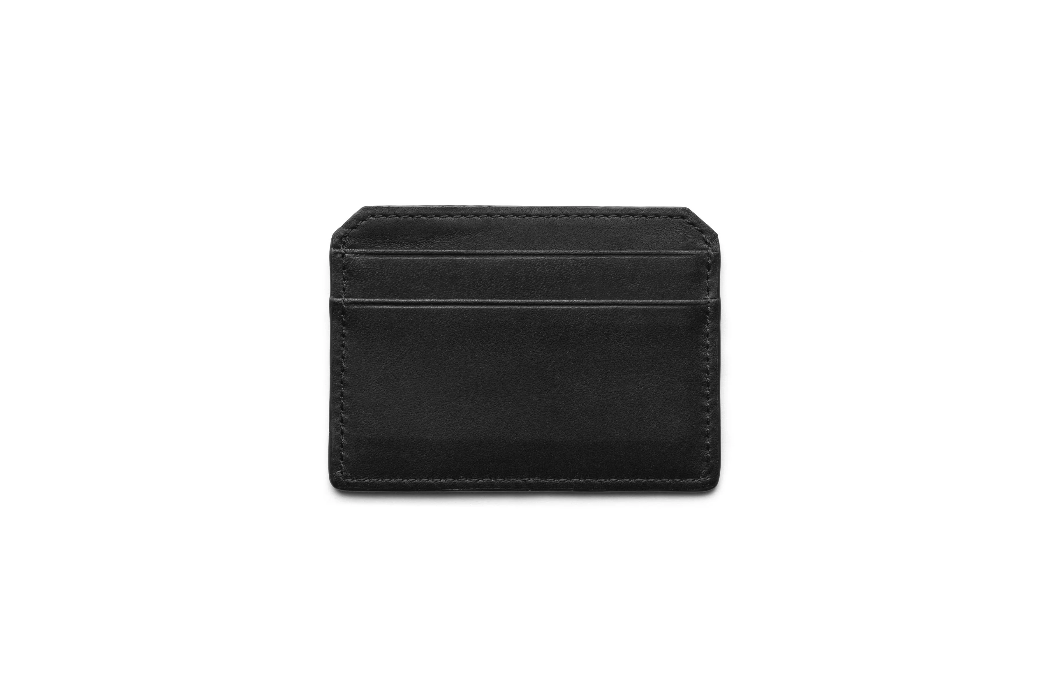 Leather Credit Card Case In Classic Essex Horween Leather - Image 2