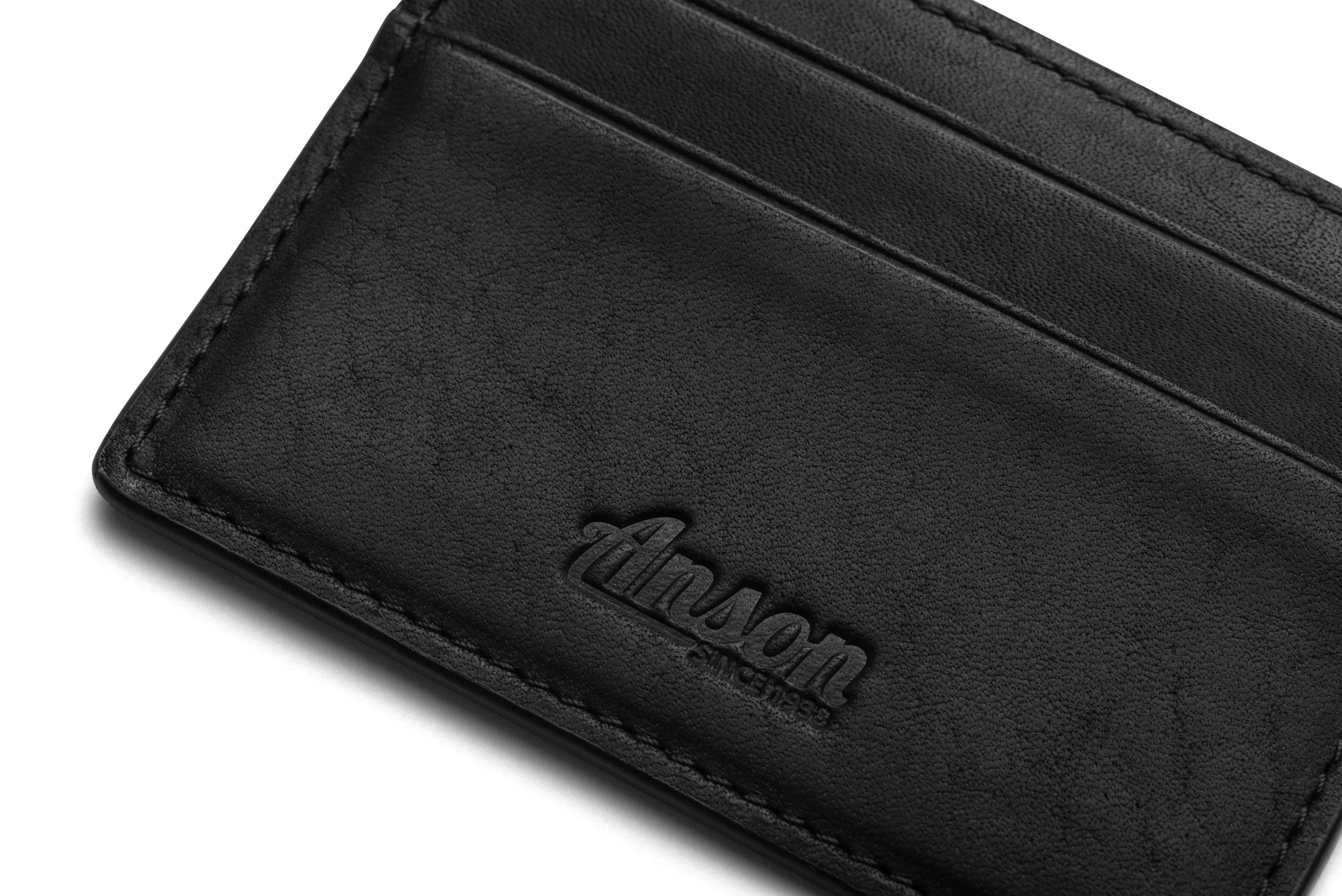 Leather Credit Card Case In Classic Essex Horween Leather - Image 4