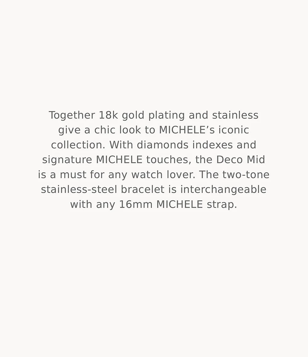MICHELE Watches Deco Mid Diamond Dial Watch (29mm) - Image 10