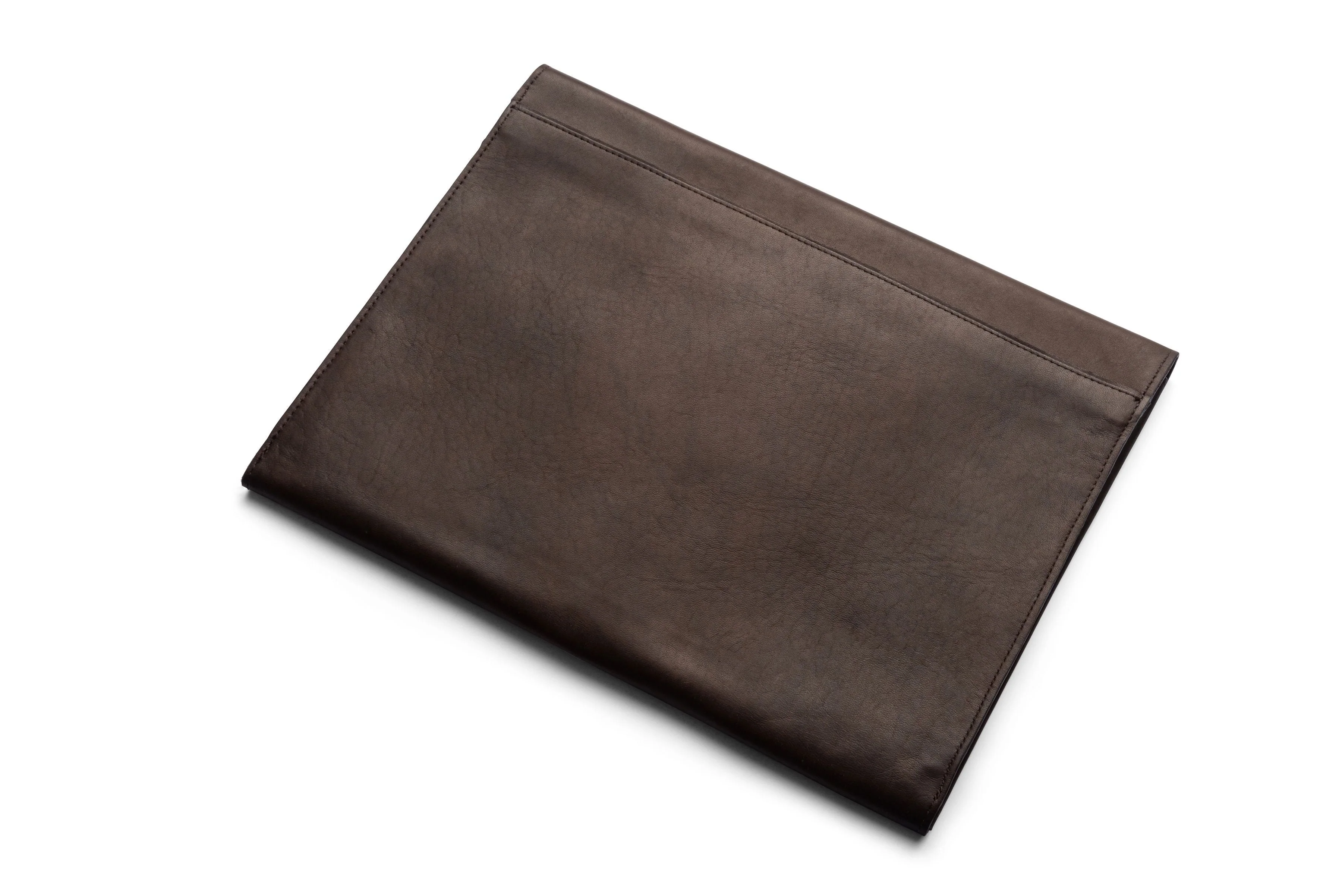 Leather Document Envelope In Brown Or Black - Image 13