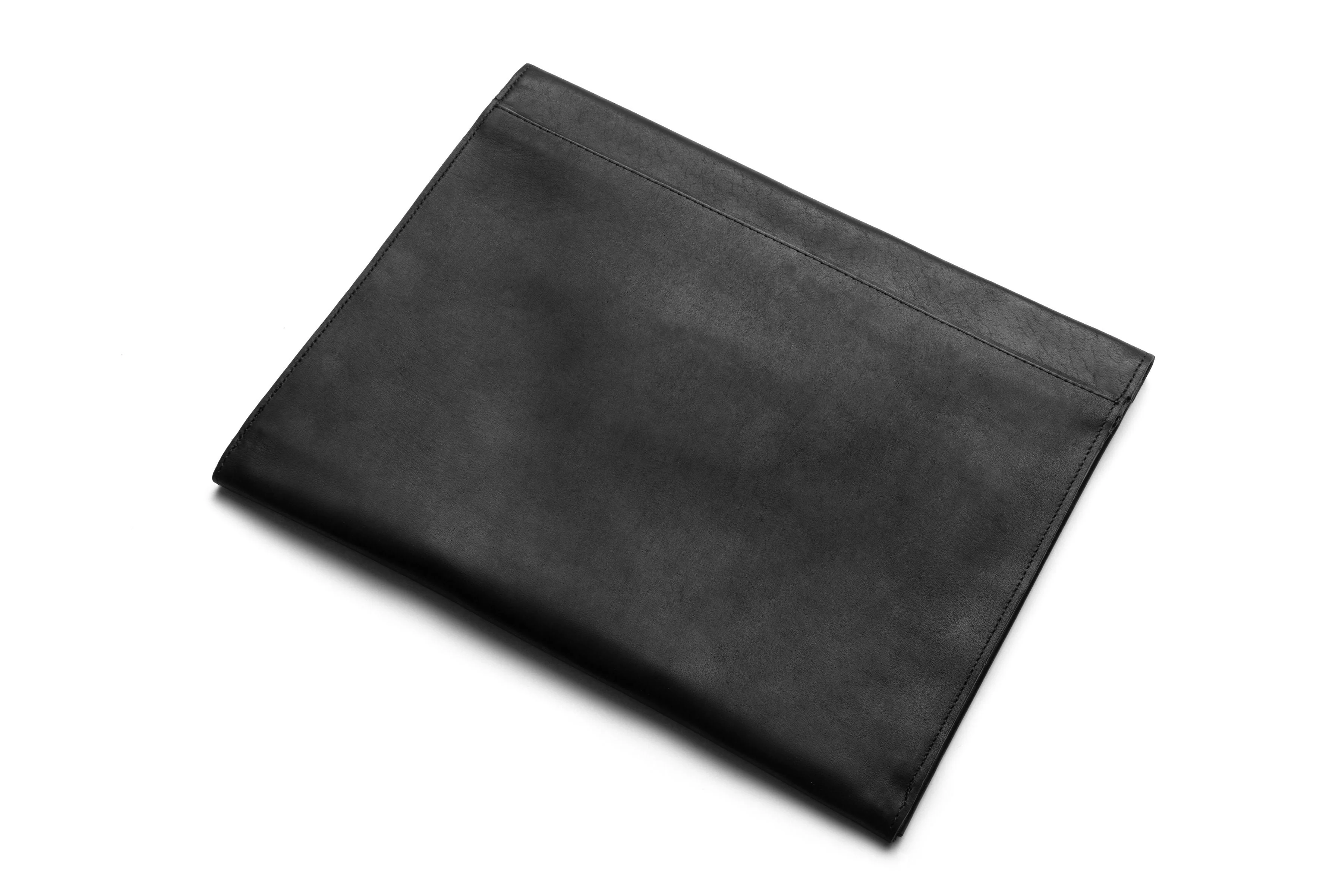Leather Document Envelope In Brown Or Black - Image 9