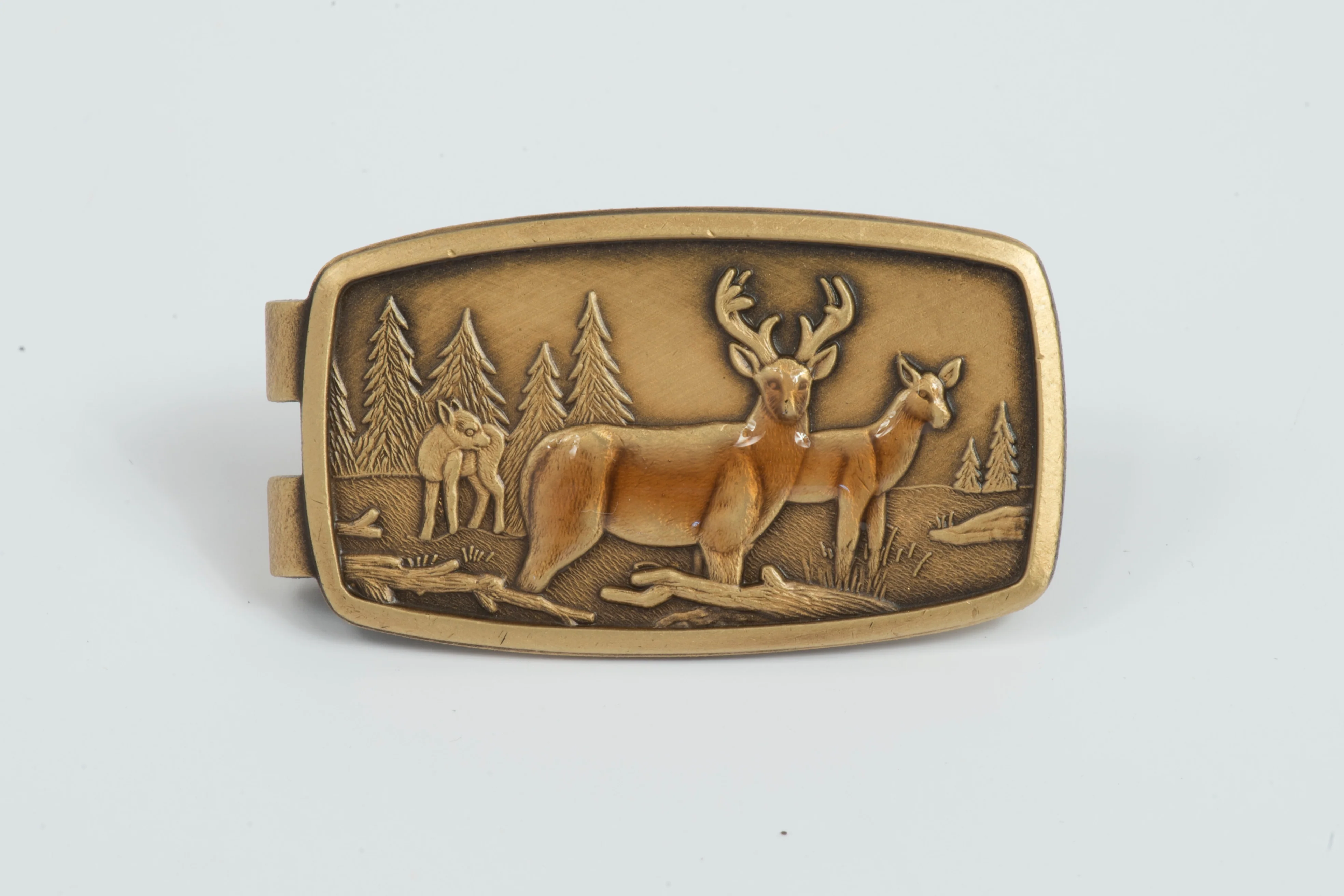 Enamel Deer Money Clip