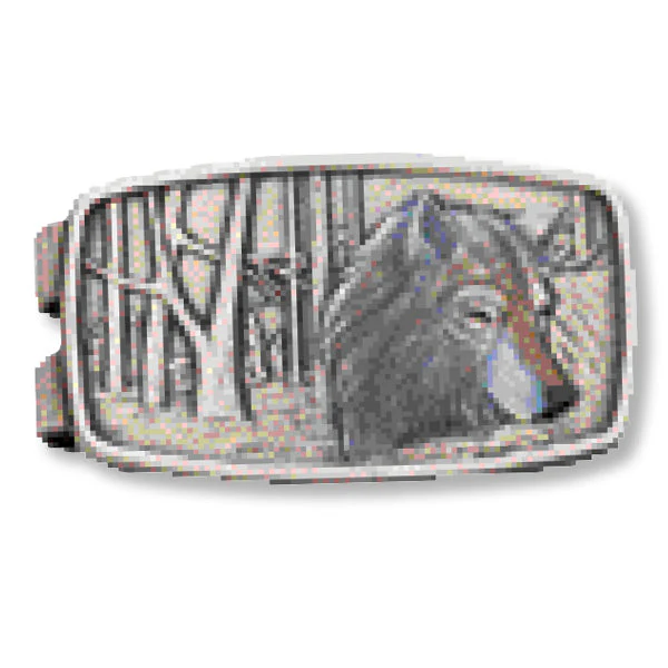Enamel Wolf Money Clip - Image 2