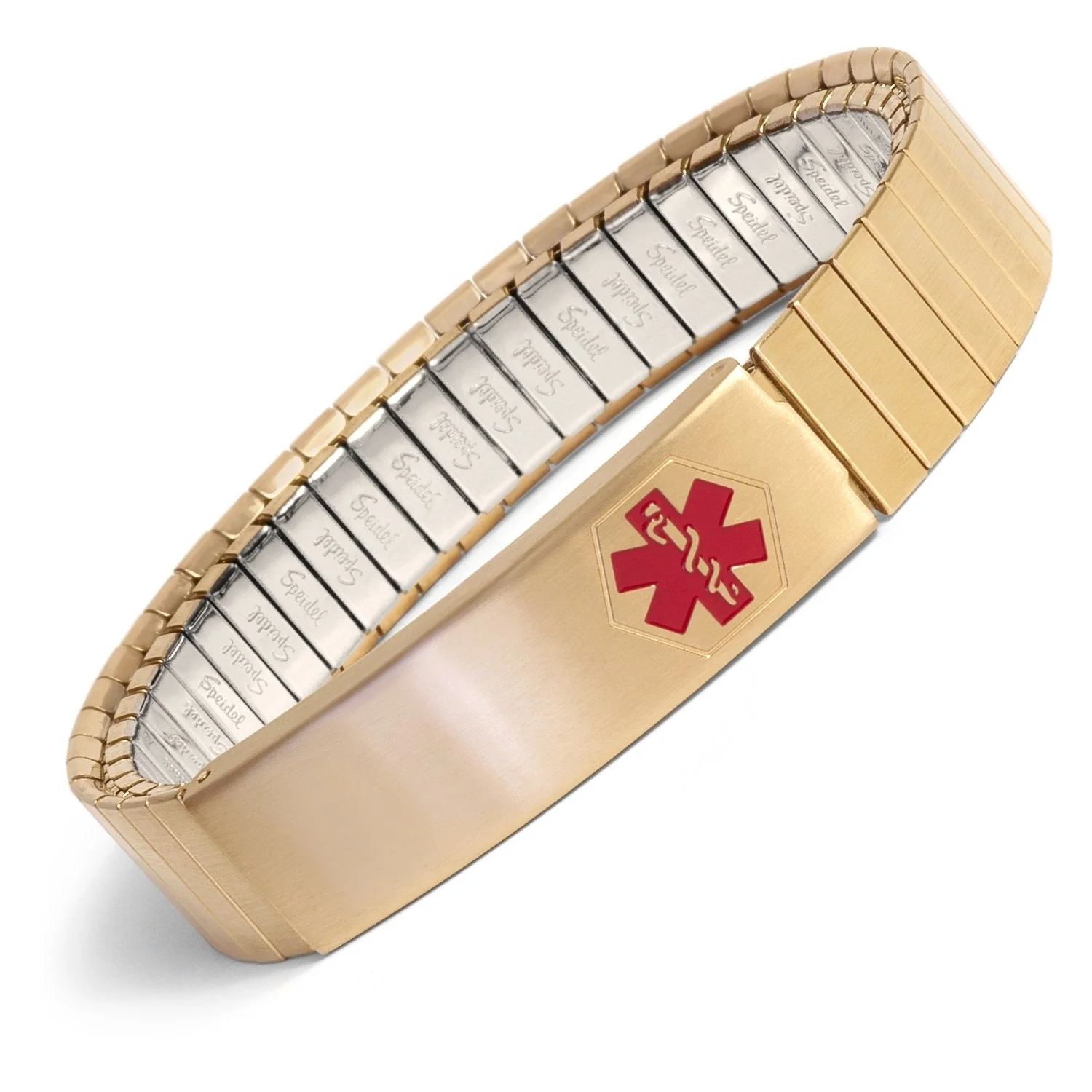 Stainless Steel Medilog™ ID Bracelet with Compartment Plaque & Expansion Band - Image 4