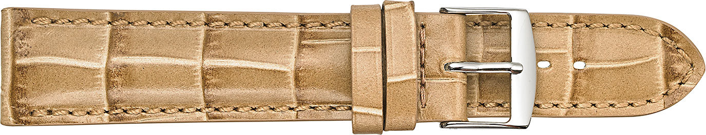 Fleurus Alligator Embossed Leather Watchband  934 - Image 2