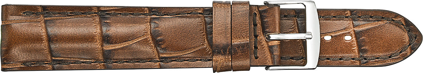 Fleurus Alligator Embossed Leather Watchband  934 - Image 4