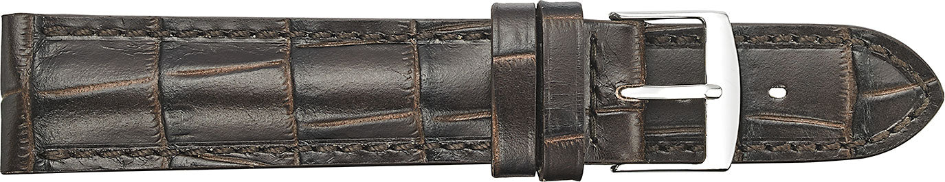 Fleurus Alligator Embossed Leather Watchband  934 - Image 5