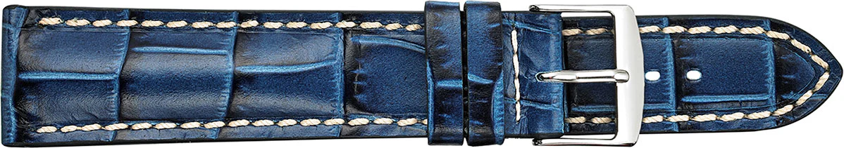 Fleurus Alligator Embossed Leather Watchband  934 - Image 6