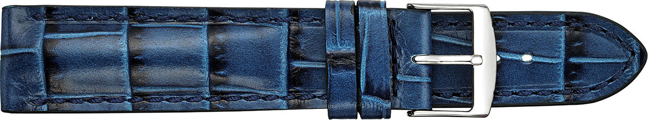 Fleurus Alligator Embossed Leather Watchband  934 - Image 7