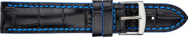 Fleurus Alligator Embossed Leather Watchband  934 - Image 9