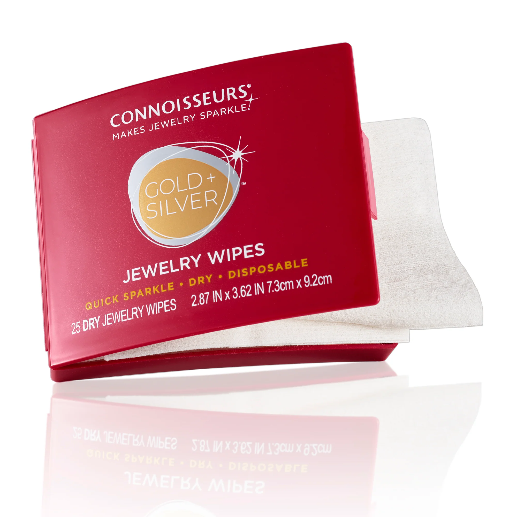 Connoisseurs Jewelry Wipes Compact 25ct per pk 6pk - Image 2