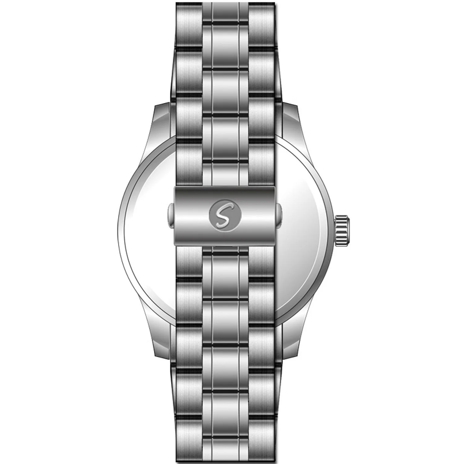 Ladies Essential Metal Watch With Link - Image 3