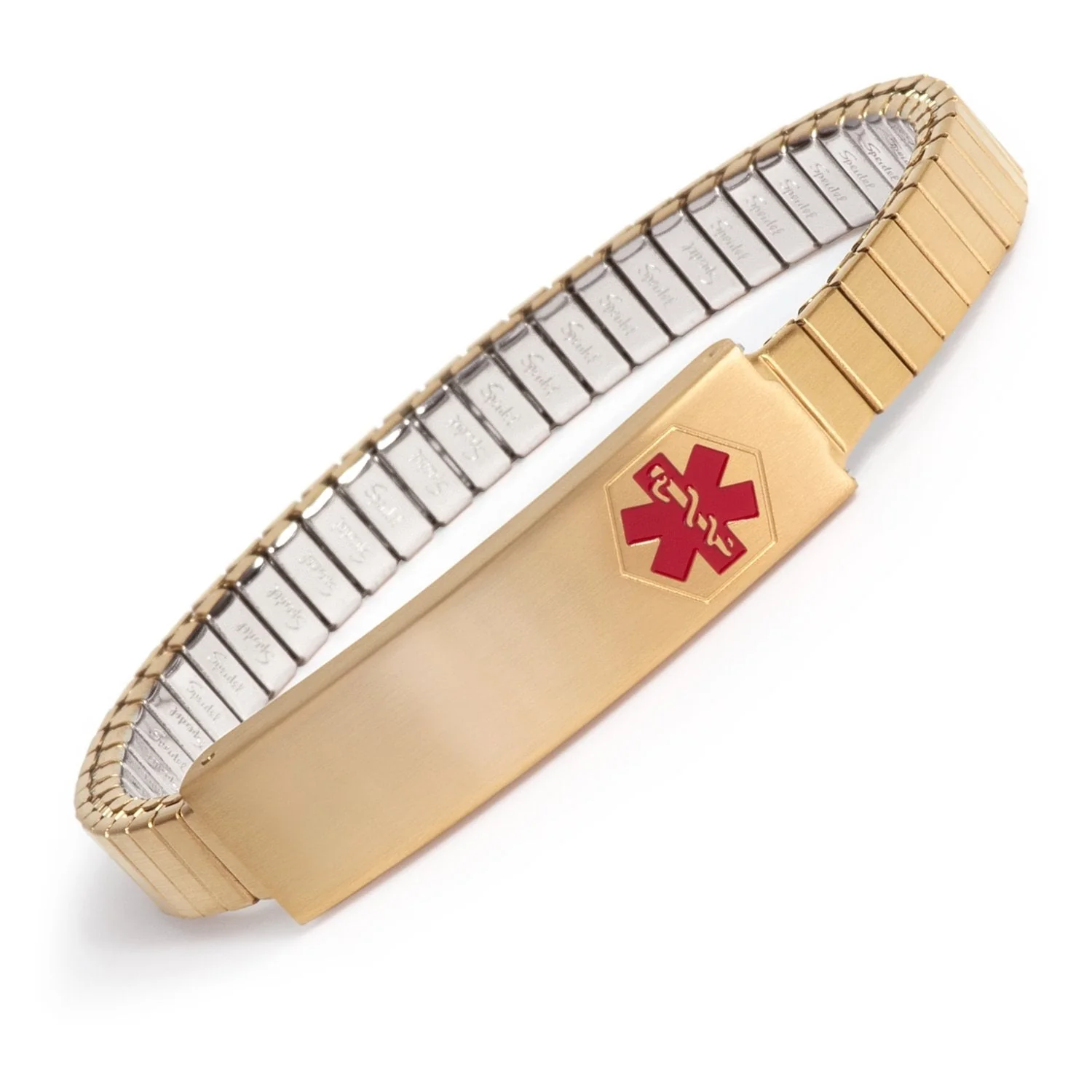 Ladies' Stainless Steel Medilog™ ID Bracelet with Compartment Plaque & Expansion Band - Image 3