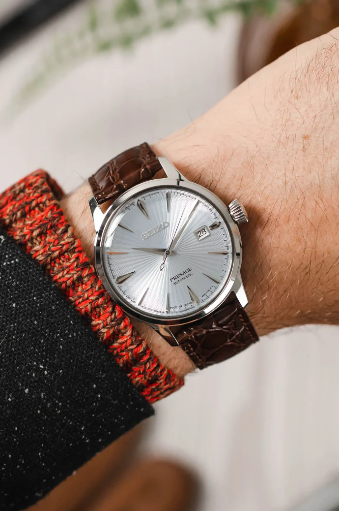 Ladies HIRSCH CROCOGRAIN Crocodile Embossed Shiny Calfskin Watch Strap 1230 28 - Image 23