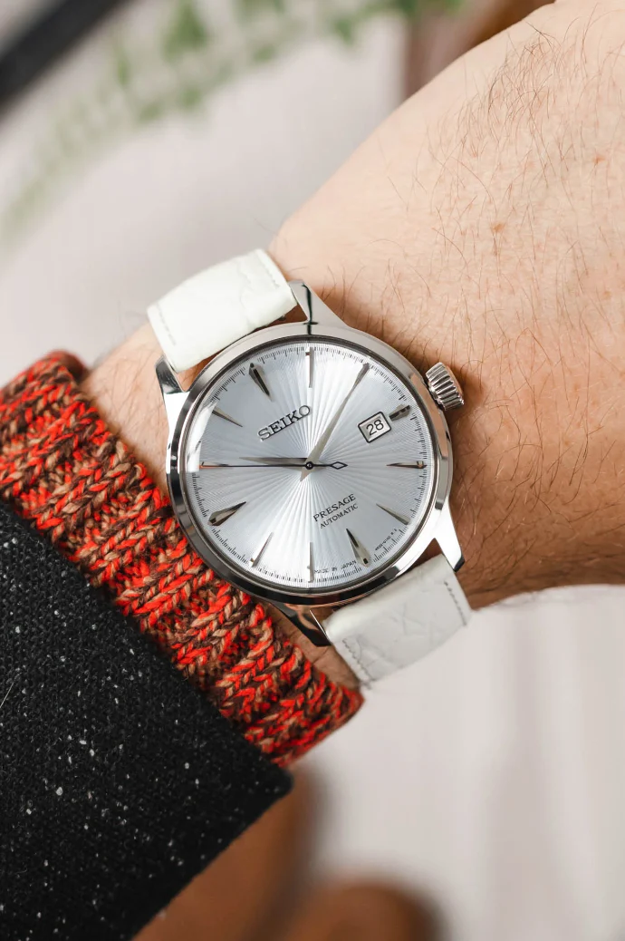 Ladies HIRSCH CROCOGRAIN Crocodile Embossed Shiny Calfskin Watch Strap 1230 28 - Image 28