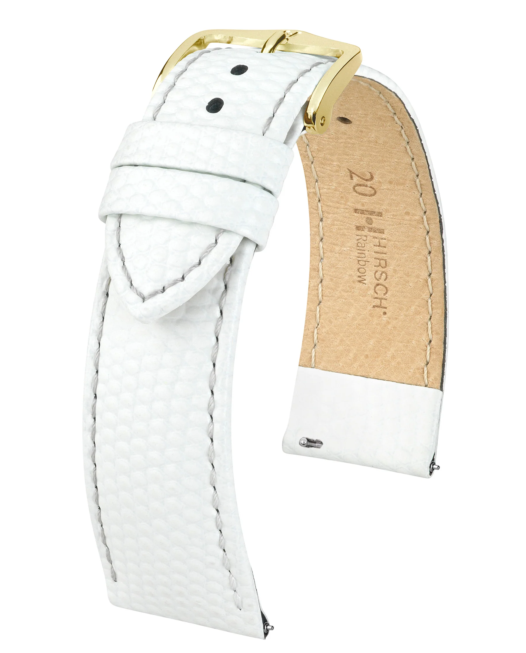 Ladies HIRSCH RAINBOW Lizard Embossed Calfskin Watch Strap  1230 26 - Image 6