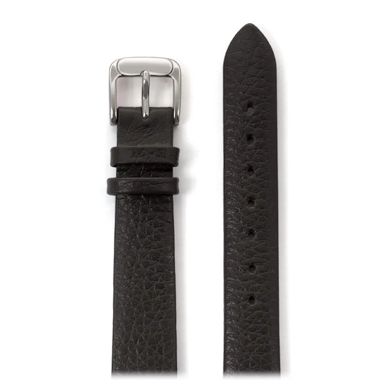 Ladies' Fine Cowhide Grain Leather Band in Black and Brown - Image 3