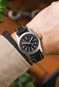 Long HIRSCH LIBERTY Saddle Leather Watch Band 1092 02 - Image 8