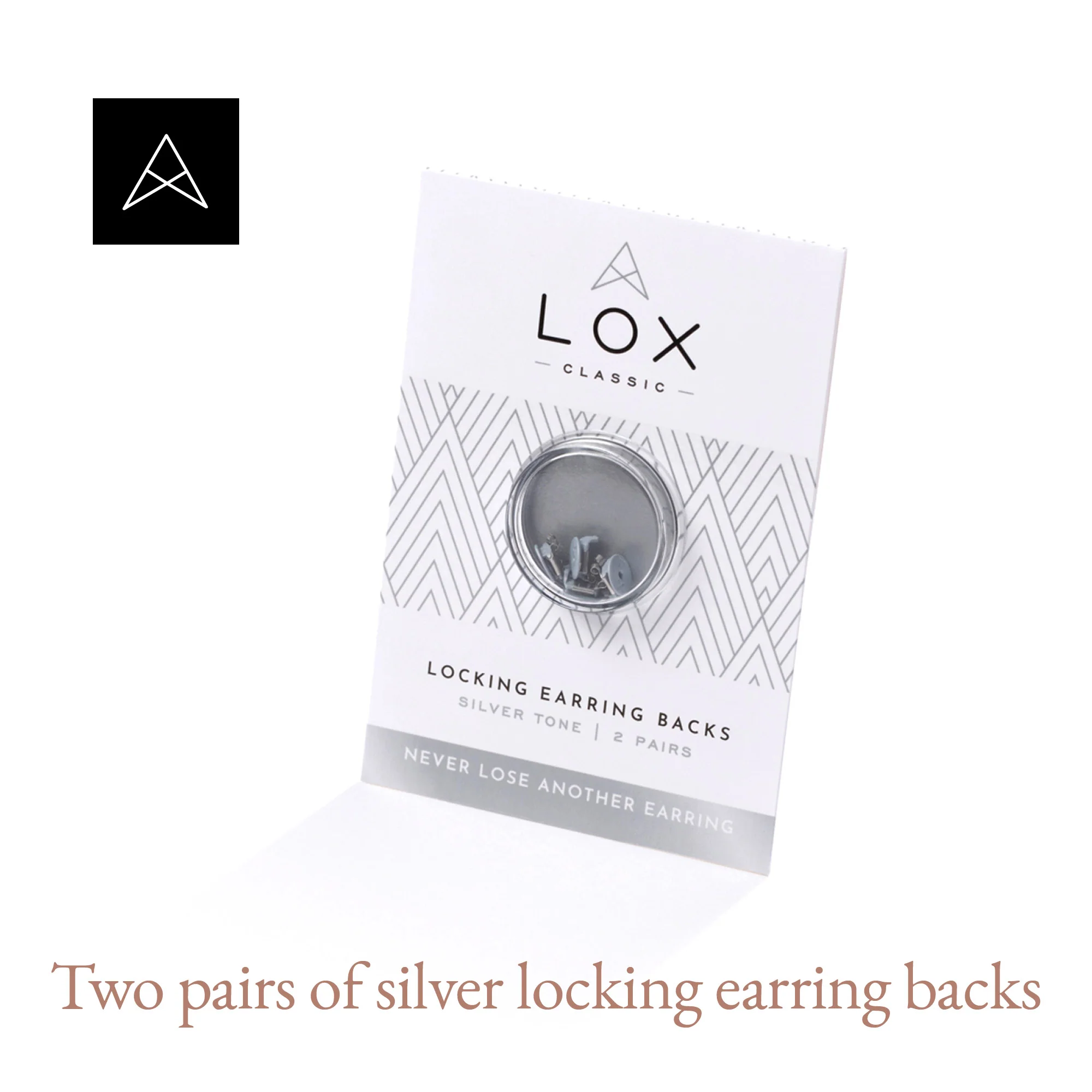 Lox 2 Pair English Earring Backs Silver and Gold (12pk) - Image 9