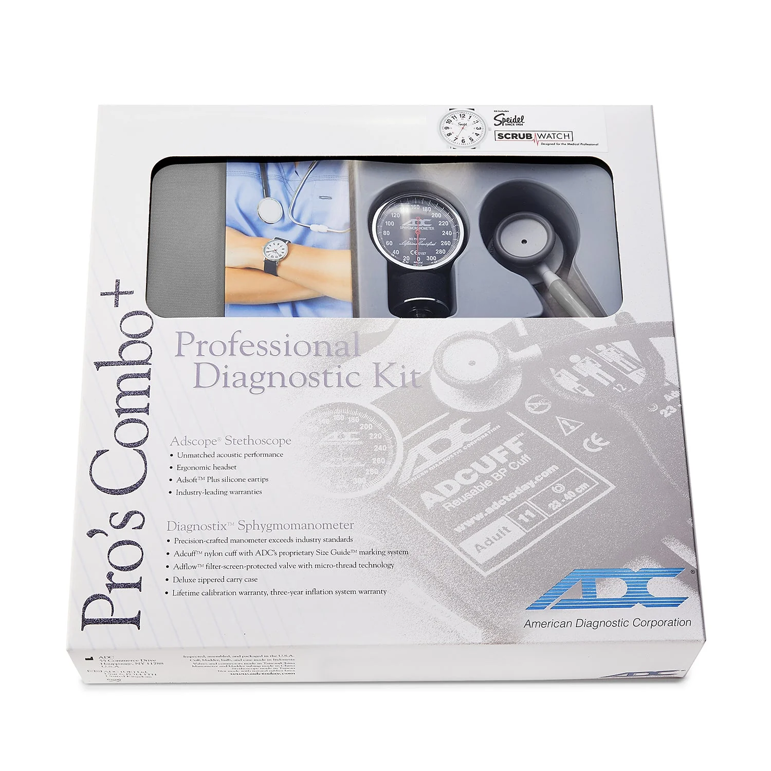Scrub Kit w/ Matching Stethoscope, Blood Pressure Cuff, Scrub Watch & More - Image 12