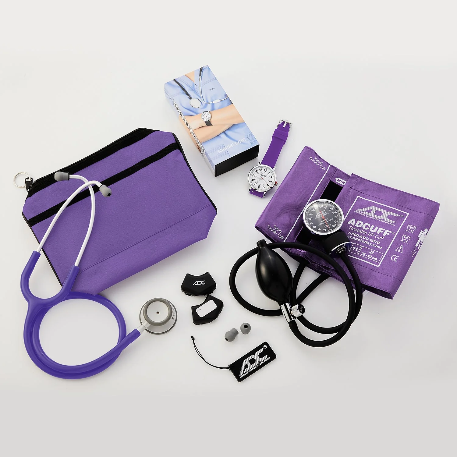 Scrub Kit w/ Matching Stethoscope, Blood Pressure Cuff, Scrub Watch & More - Image 16