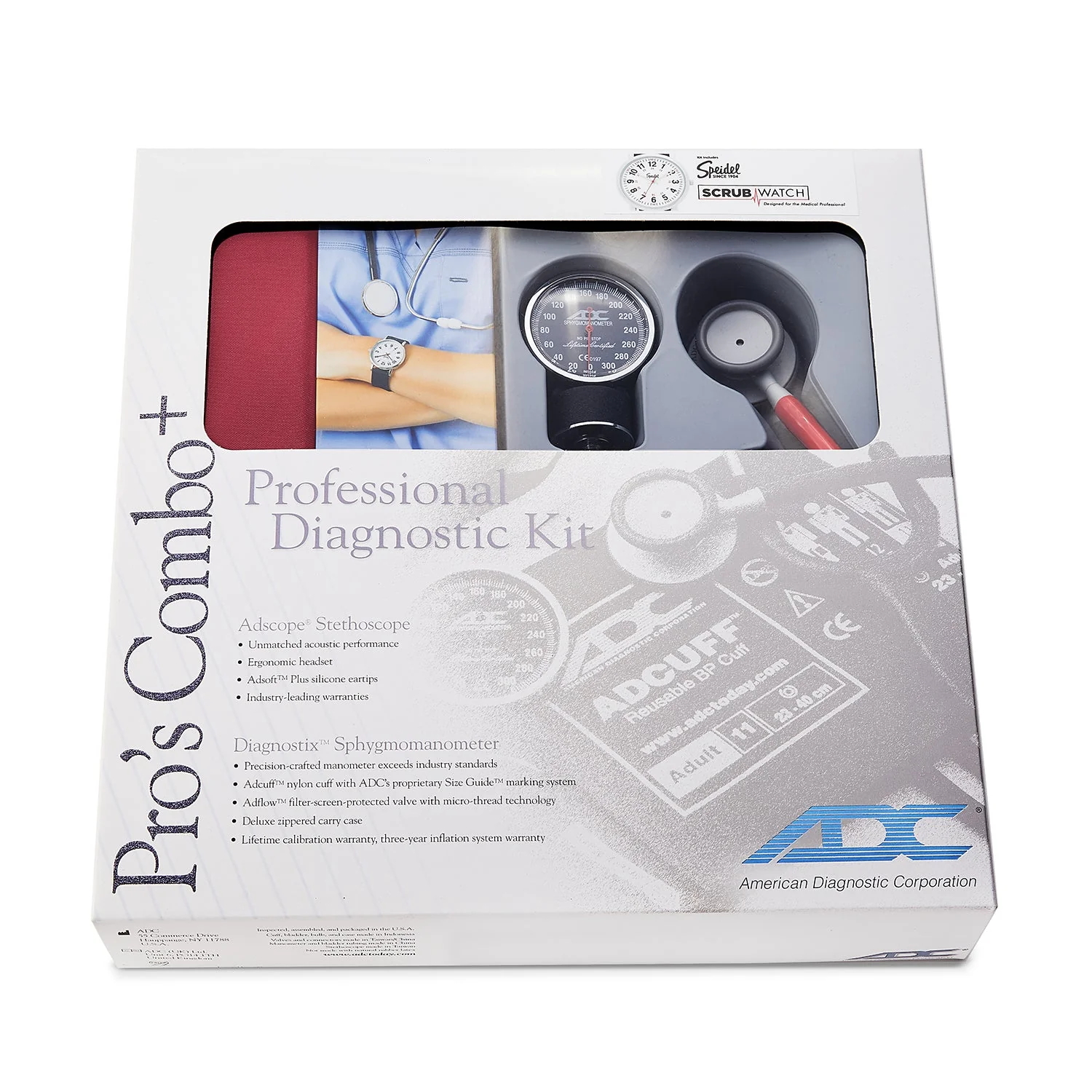 Scrub Kit w/ Matching Stethoscope, Blood Pressure Cuff, Scrub Watch & More - Image 4