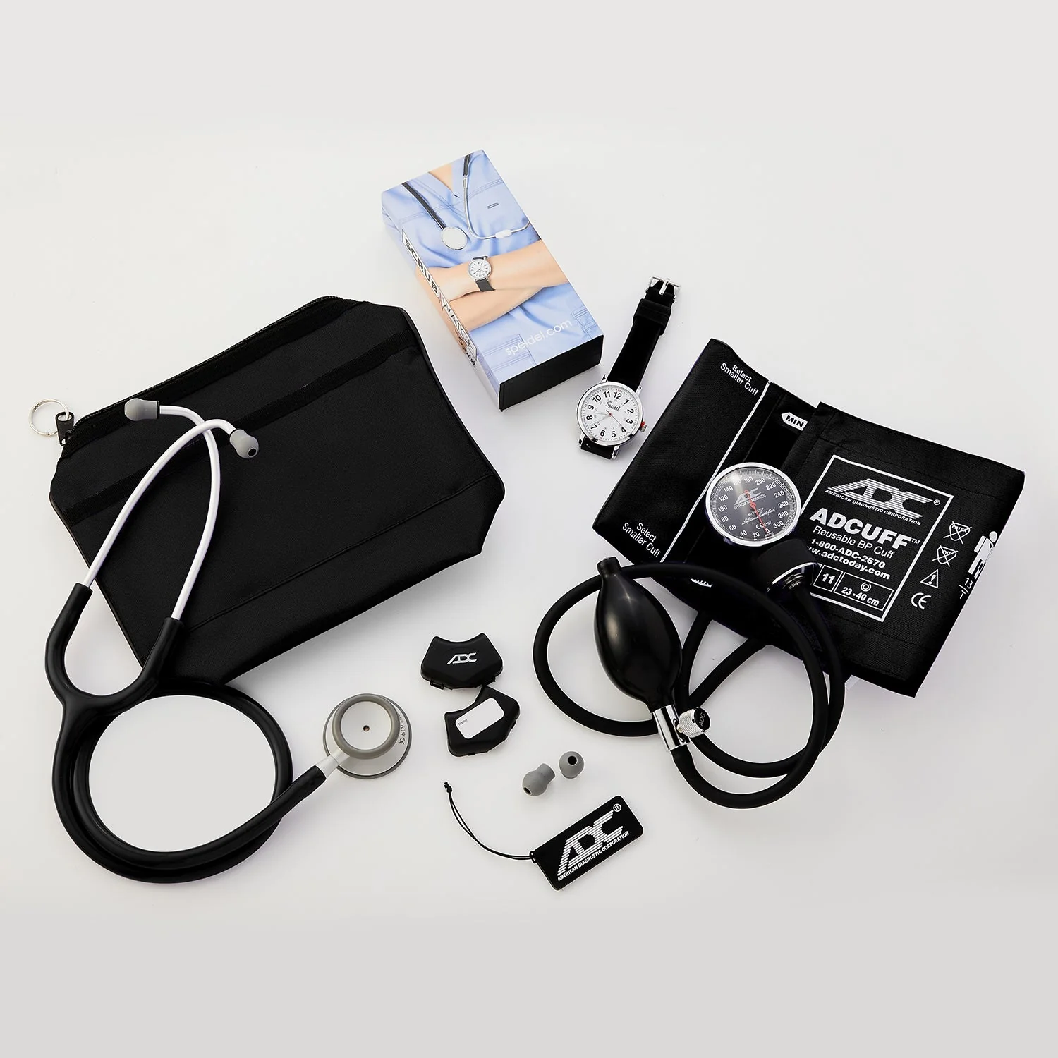 Scrub Kit w/ Matching Stethoscope, Blood Pressure Cuff, Scrub Watch & More - Image 5