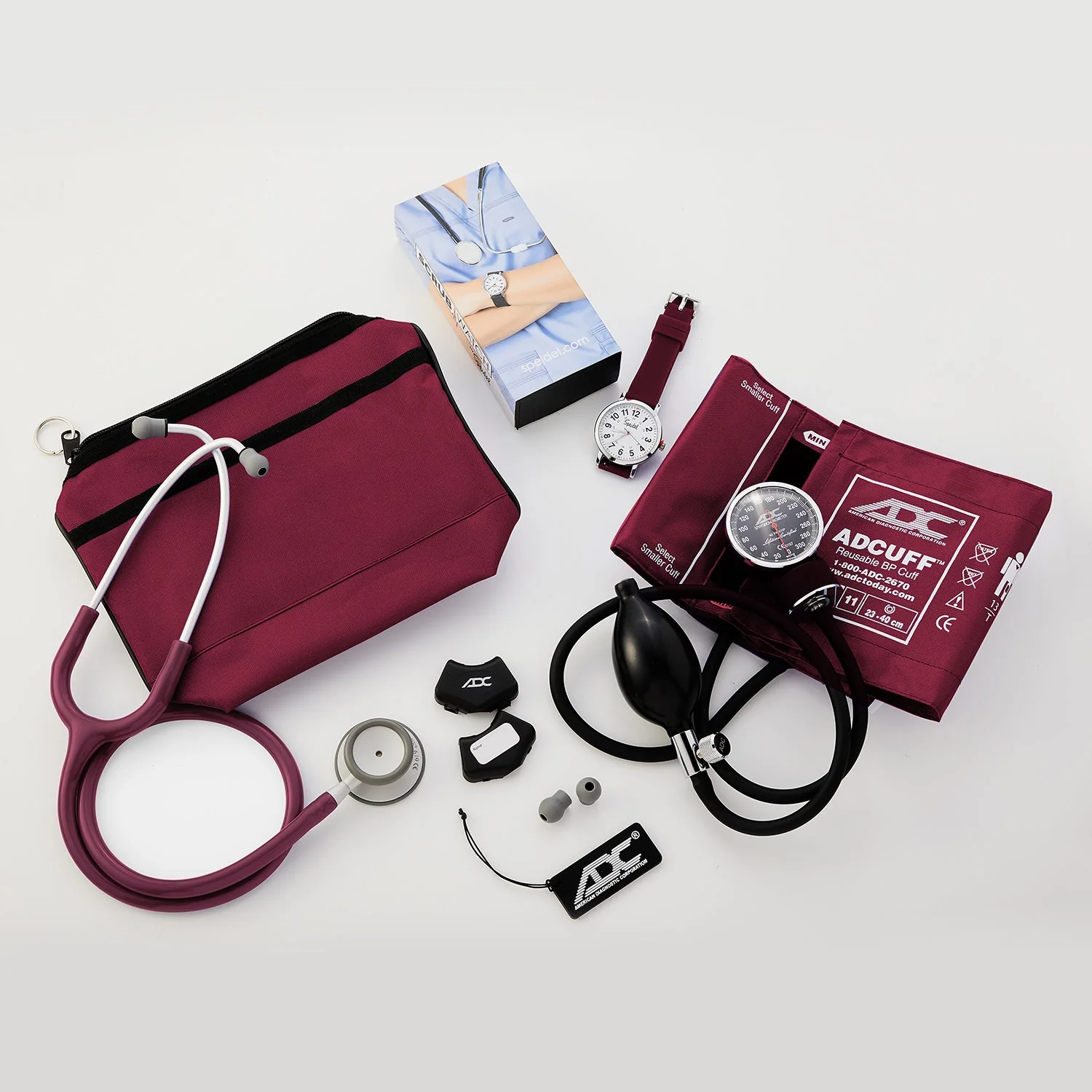 Scrub Kit w/ Matching Stethoscope, Blood Pressure Cuff, Scrub Watch & More - Image 7