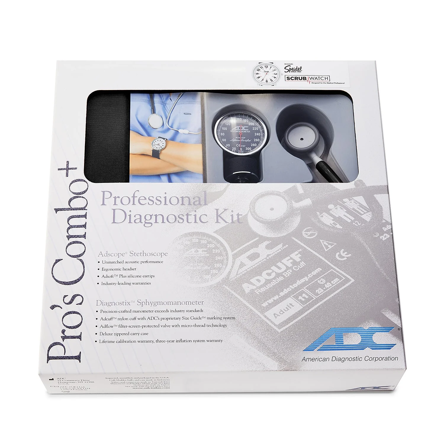 Scrub Kit w/ Matching Stethoscope, Blood Pressure Cuff, Scrub Watch & More - Image 9