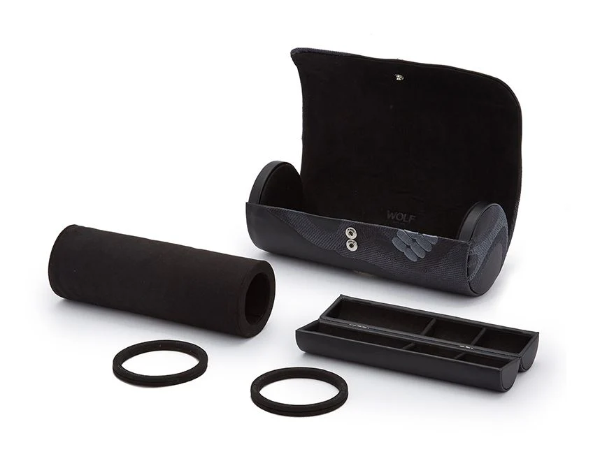 Memento Mori Triple Watch Roll Travel Case - Image 4