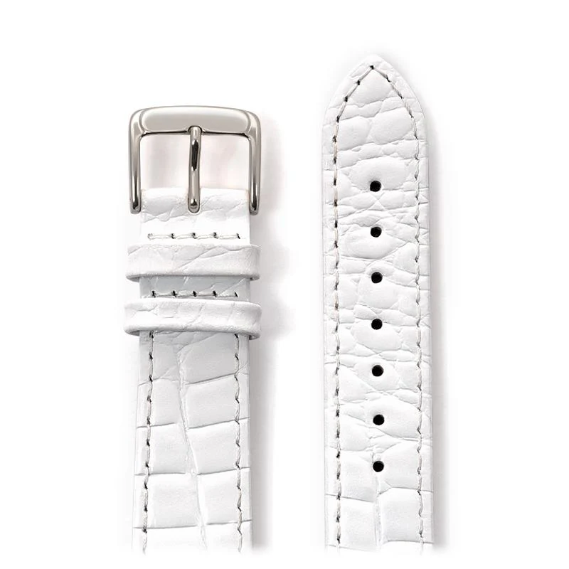 Men's Leather Watchband with Alligator Grain - Image 7