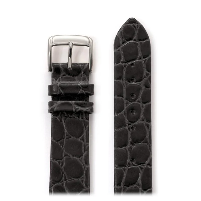 Men's Classic Crocodile Grain Leather Band