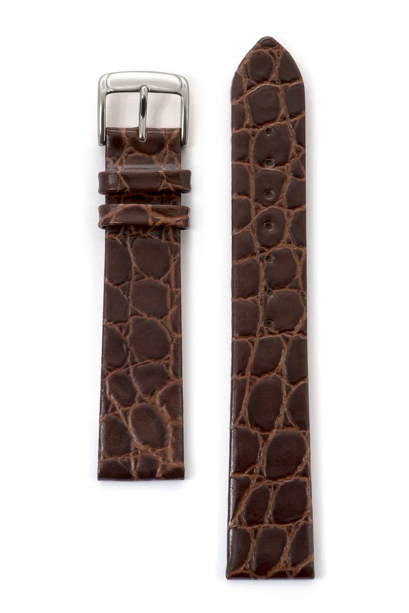 Men's Classic Crocodile Grain Leather Band - Image 4