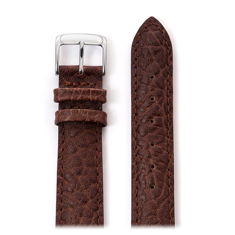 Men's Heavy Texture Buffalo Grain Watchband - Image 3