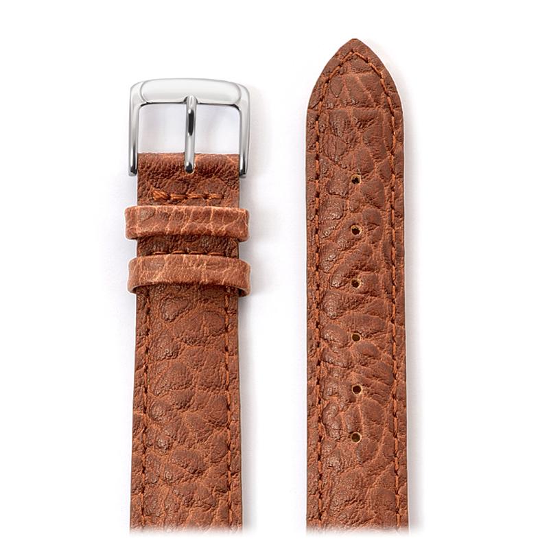 Men's Heavy Texture Buffalo Grain Watchband - Image 5
