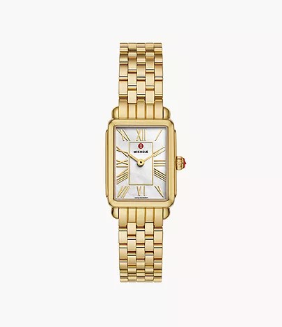 Michele Deco Park Stainless Steel Watch - Image 13