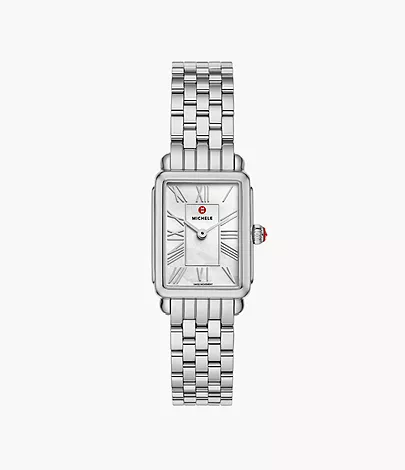 Michele Deco Park Stainless Steel Watch - Image 3